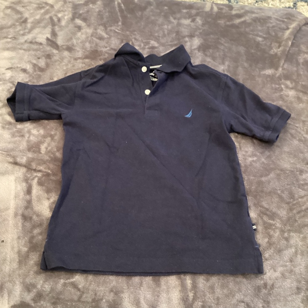 Nautica Dark Blue Kids Polo Shirt